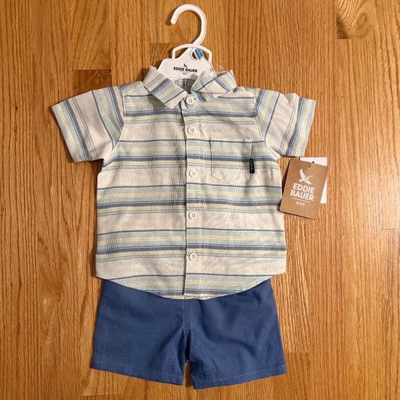 Eddie Bauer Baby Boy 2 Piece Outfit Set - Picture 1 of 10